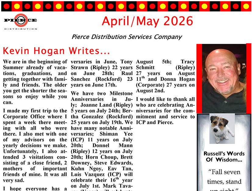 April/May 2026 Newsletter