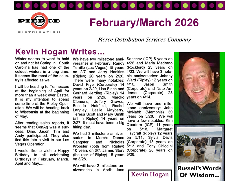 February/March 2026 Newsletter